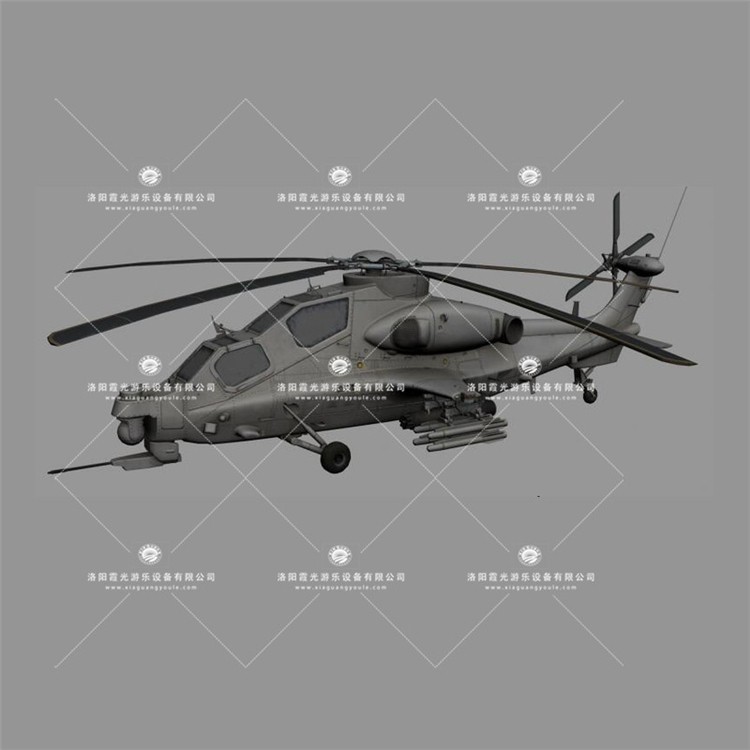 通川武装直升机3D模型